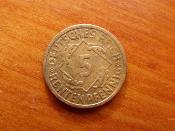 5 Rentenpfennig 1924