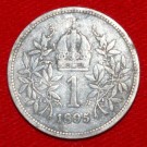 1 koruna 1895, František Josef I. 