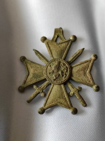 Croix de guerre 1915 Belgium