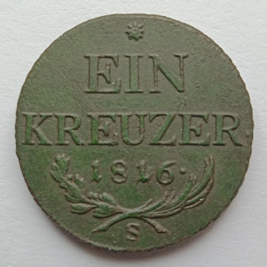 Krasavec Ein Kreutzer 1816 S