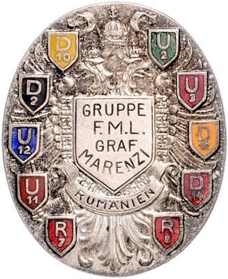 Čepicový odznak Gruppe F.M.L. Graf Marenzi