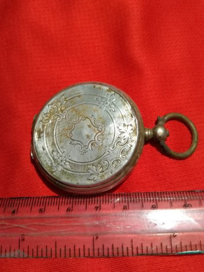 Cylindre 1 Rubis Pocket Watch