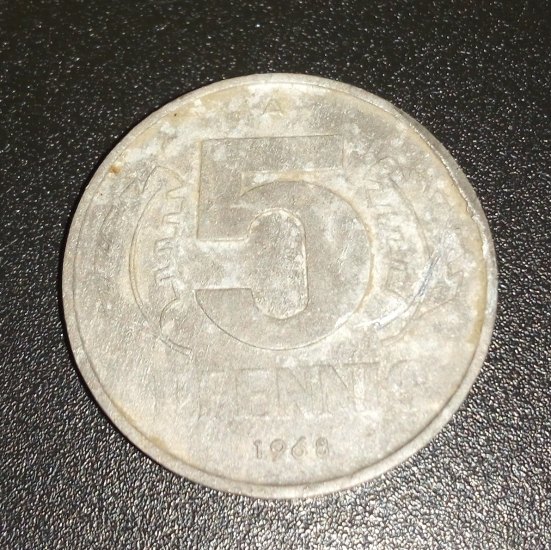 Dederón - 5 pfennig