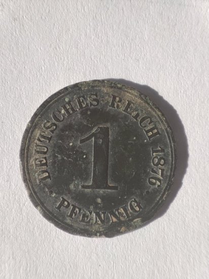 1 Pfennig 1876