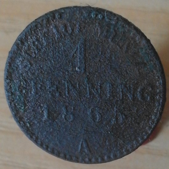 1 pfenning 1865 A