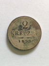 2 Kreuzer 1851