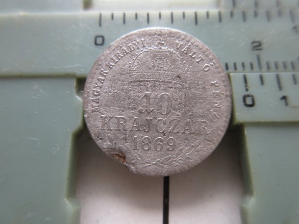 10 kr  1869 FJ1