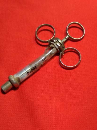 Old syringe