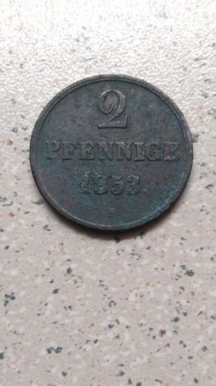 2 Pfennige 1853