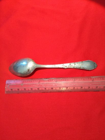 Silver plated spoon