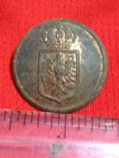 Prussian Civil Servant Uniform Button