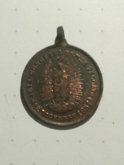 Saint Antonio di Padova medaille from 1854