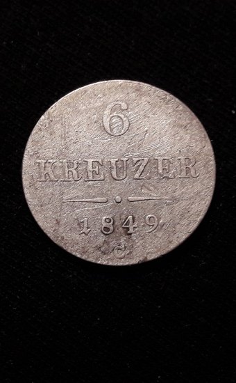 6 Kreuzer 1849