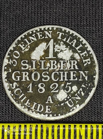 1 Silber Groschen 1825