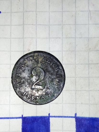 2 pfennig 1875