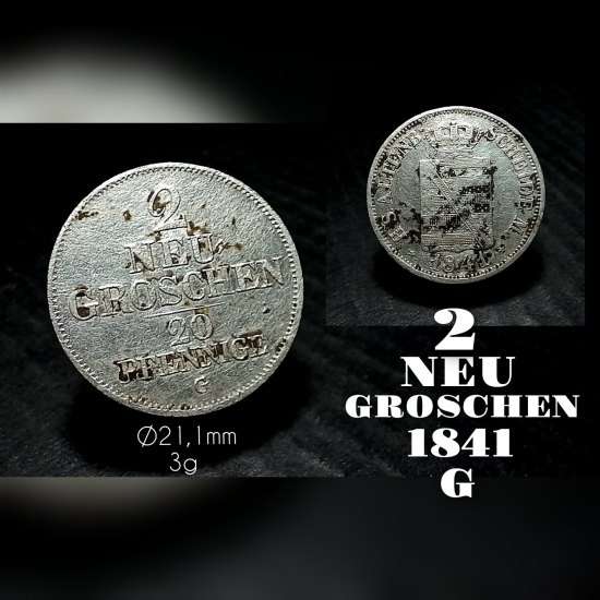 2 Nové Groše 1841G.