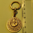 French Newspaper Key Pendant