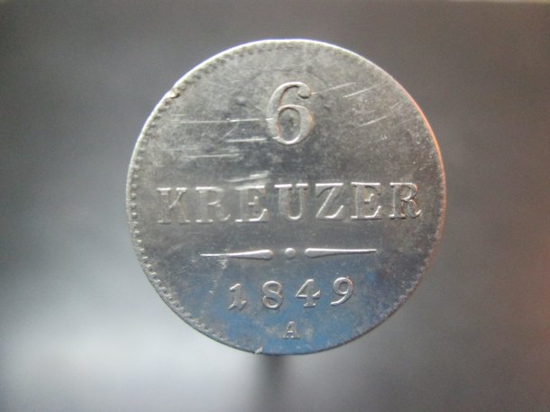 6 Kreuzer 1849 A