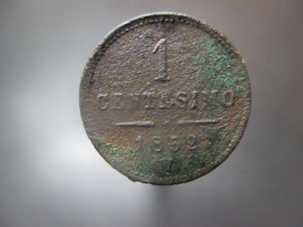 1 Centesimo 1852 V