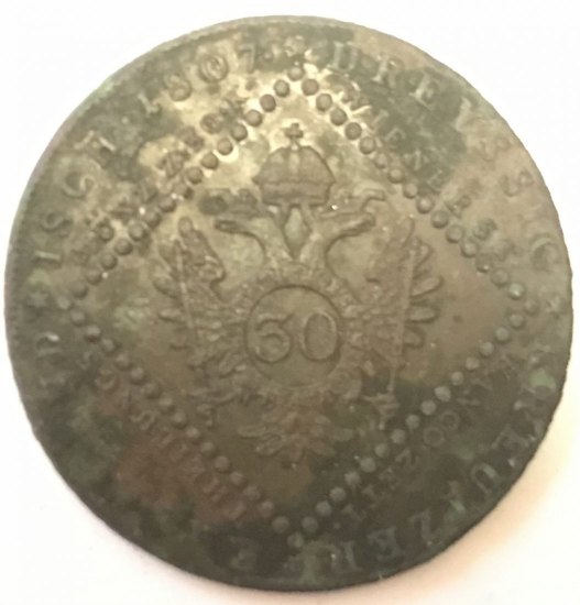 30 Kreuzer František II rok 1807