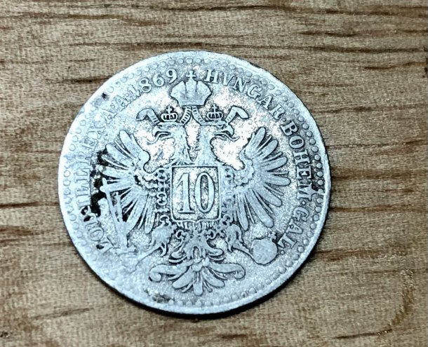 10 Kreuzer 1869