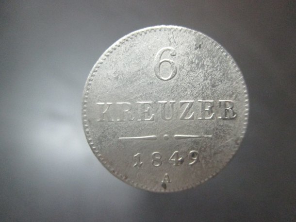 6 Kreuzer 1849 A