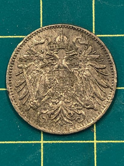 Mince č. 415: František Josef I. (1848–1916) – 20 Heller (20 Haléř)