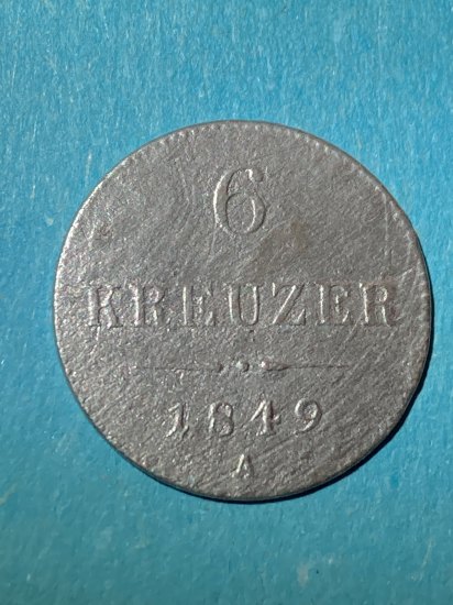 6 Kreuzer 1849