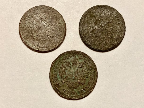 3 x Krejcar 1851 A