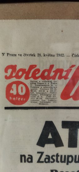 Dovolím si připomínku výročí 80.let od lidkvidace R.Heydricha🇨🇿