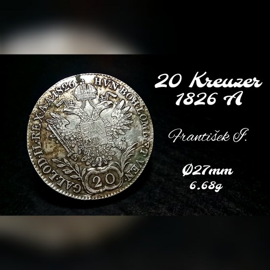 20 Kreuzer 1826 A