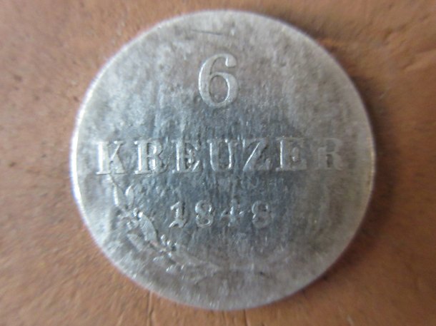 Revoluční ražba 6 kr  F 5 1848 bilon