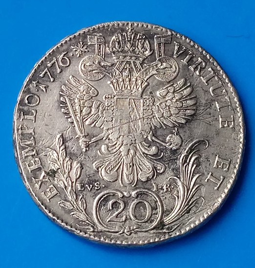 20 kreuzer Joseph2 1776