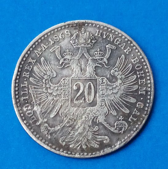 20 kreuzer 1868