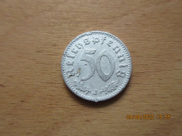 50  Pfennig 1939  Něměcká říše