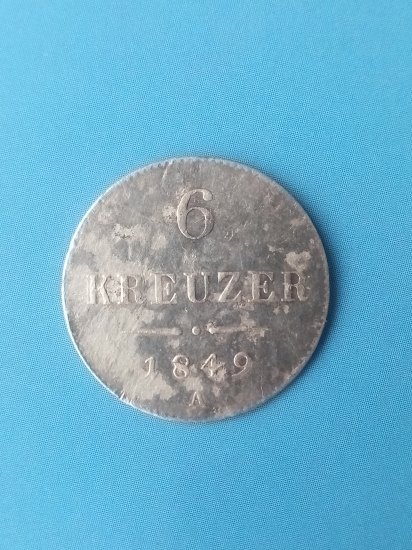 6 kreuzer 1849 A