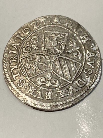 3 Krejcar Ferdinand II 1627