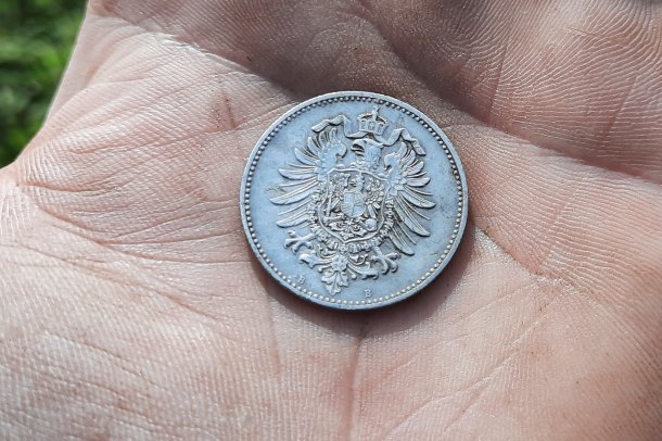 1 Mark 1875 B Wilhelm I. Pruský