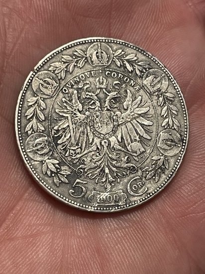 5 koruna 1900