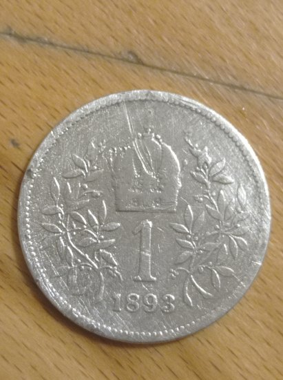 1 koruna František Josef 1 1893