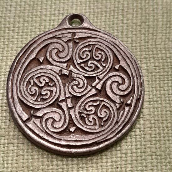 Celtic Infinity Spiral privesek