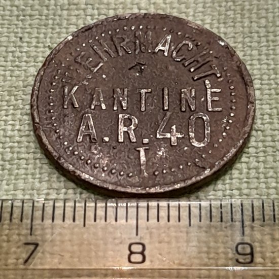 Deutsche Wehrmacht Kantine token