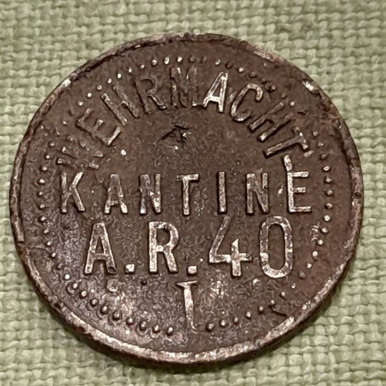 Deutsche Wehrmacht Kantine token