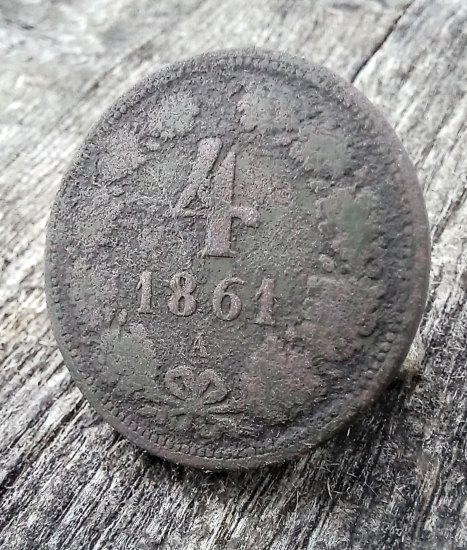 4 KREUZER 1861 A