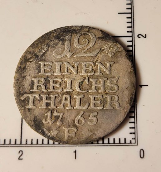 12 Einen Thaler 1765 E