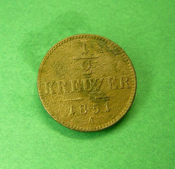 1/2 kreuzer 1851 - A