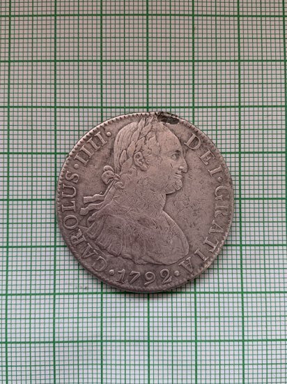 Carlos IV. Španělský: 8 Reales 1792