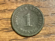 1 pfennig 1891