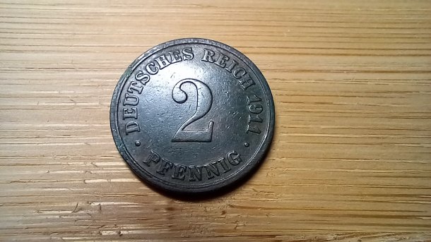 2 Pfennig jak novej