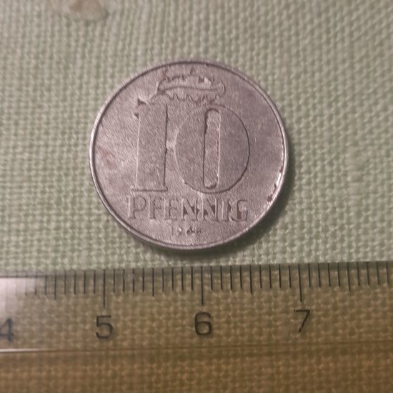 10 pfennig  DDR